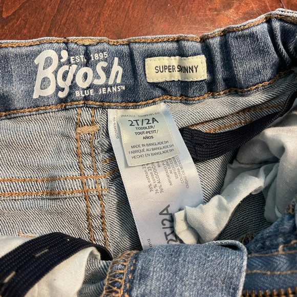 OshKosh B’gosh Toddler Girl Jeans Super Skinny Size 2T (2pairs) - Picture 7 of 7